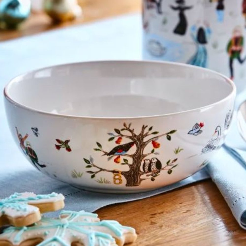 JULISKA Twelve Days of Christmas Cereal or Ice Cream Bowl, Good Condition, RARE